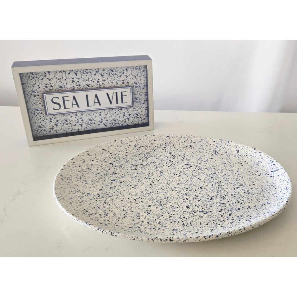 Ashland Decorative Sea La Vie Tabletop Sign and Serving Platter Nautical Theme